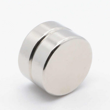 Magnet puternic neodim disc rotund 30x10mm cu suprafata nichelata - Img 2