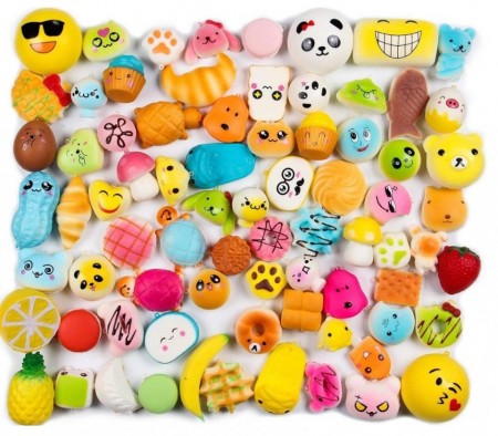 Pachet 10 piese , jucarii Squishy breloc cu revenire lenta - Img 2
