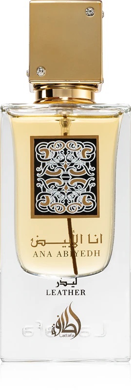Parfum Arabesc, Parfum Ana Abiyedh Leather, Lattafa, apa de parfum 60 ml, femei - Img 2