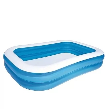 Piscina gonflabila Family Pool 201 x 150 x 51 cm cu 2 inele, dreptunghiulara XXL - Img 2