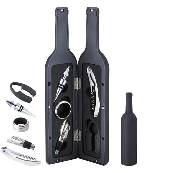 Set Exclusiv 6 Accesorii pentru Vin – Eleganta si Rafinament intr-o Cutie Sticla - Img 4