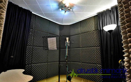 Burete acustic &amp; izolator fonic pentru Studio / Home Cinema 100x100x3 cm