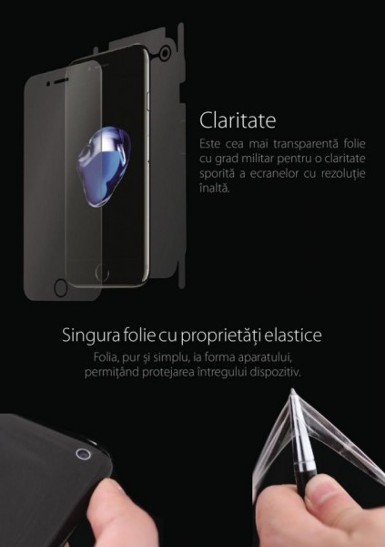 Folie Alien Surface HD, Samsung GALAXY S10 Plus spate, laterale + Alien Fiber Cadou - Img 4