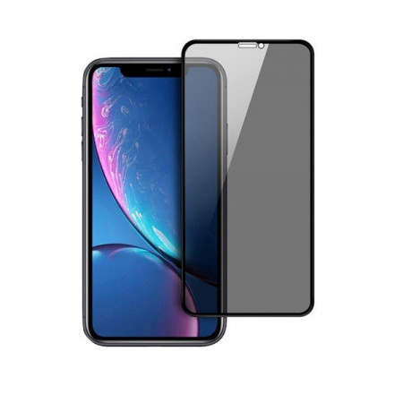 Folie de sticla 5D Apple iPhone 11, Privacy Glass Elegance Luxury, folie securizata duritate 9H