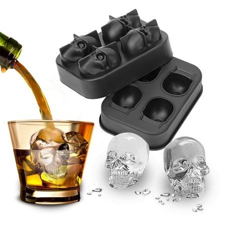 Forma cuburi de gheata Craniu Pro din silicon - potrivita si pentru uz profesional