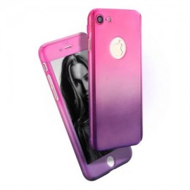 Husa Apple iPhone 6/6S, FullBody Elegance Luxury Degrade, acoperire completa 360 grade cu folie de sticla gratis - Img 3