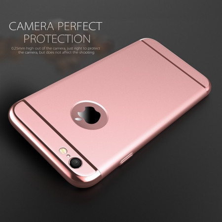 Husa Apple iPhone 7, Elegance Luxury 3in1 Rose-Gold - Img 2