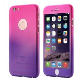 Husa Apple iPhone 7, FullBody Elegance Luxury Degrade, acoperire completa 360 grade cu folie de sticla gratis - Img 2