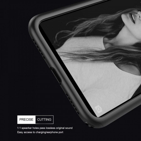 Husa Apple iPhone X, FullBody Elegance Luxury Negru, acoperire completa 360 grade cu folie de sticla gratis - Img 3