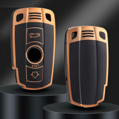 Husa de protectie premium pentru cheie auto compatibila cu BMW E60 E61 E70 E81 E87 E90 E91 E92 X1 X5 X3 1 3 5 6 Z4 - Img 5