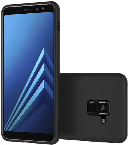Husa Samsung Galaxy A8 2018, slim antisoc Negru - Img 3