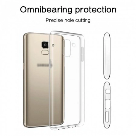 Husa Samsung Galaxy J6, Silicon TPU Transparent - Img 6