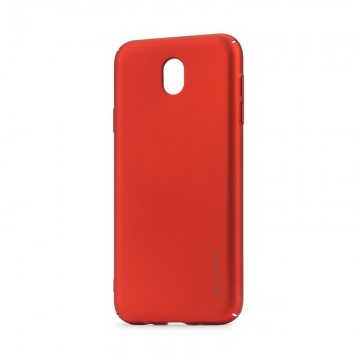 Husa Samsung Galaxy J7 2017, FullBody Elegance Luxury Red, acoperire completa 360 grade cu folie de sticla gratis - Img 4