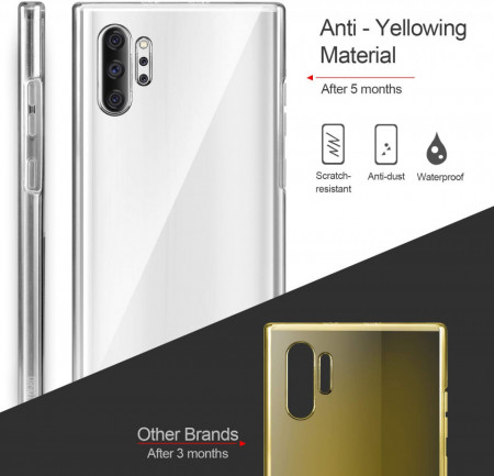 Husa Samsung Galaxy Note 10 Plus, FullBody Elegance Luxury ultra slim,Silicon TPU , acoperire completa 360 grade
