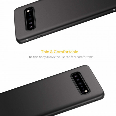 Husa Samsung Galaxy S10 Plus, slim antisoc Negru