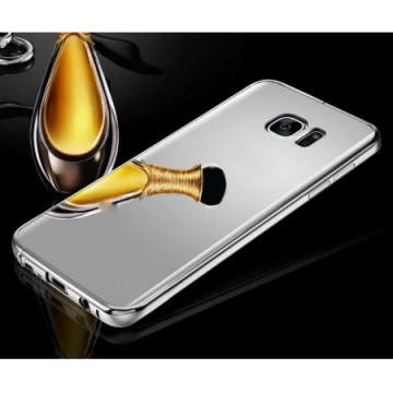 Husa Samsung Galaxy S7 Edge, Elegance Luxury tip oglinda Silver - Img 2