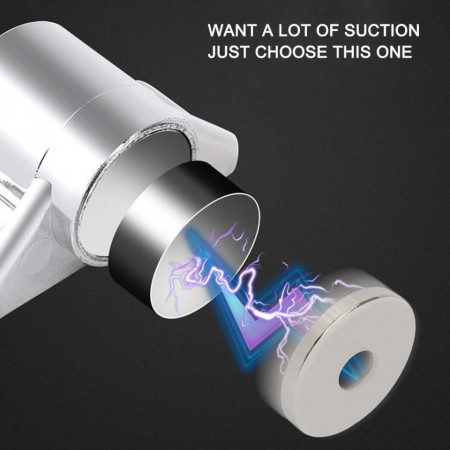 Magnet puternic neodim cu incuietoare magnetica pentru mobila + suruburi de fixare