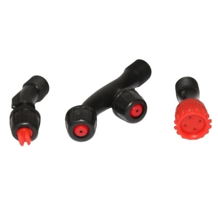 Caracteristici:  Tip - cu acumulator Tensiune acumulator - 12 V Capacitate acumulator - 8 Ah Durata de funcționare fără reîncărcare - 6-8 ore Capacitatea rezervorului - 12 l Presiune de lucru - 4-4,5 bar Consumul - 1,6-1,7 l/min Lungimea tubului telescopi