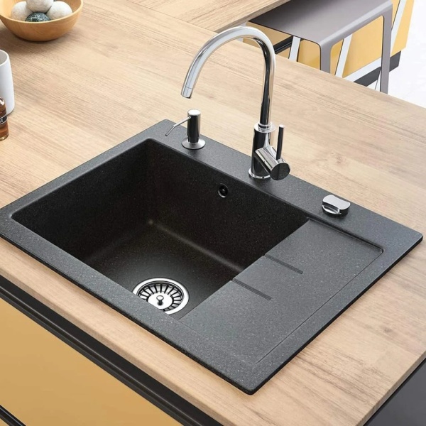 Sita pentru chiuveta, Otel inoxidabil/Cauciuc, 79.3 mm, Argintiu