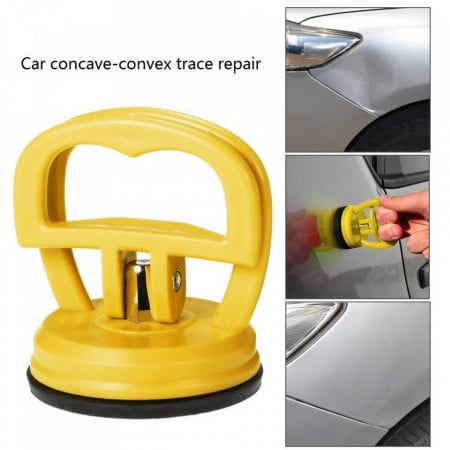 Ventuza profesională pentru îndreptat tabla caroseriei auto este un instrument special conceput pentru a ajuta la repararea sau îndreptarea ușoară a caroseriei auto. Această ventuză puternică are o forță de 25 kg și poate fi utilizată pentru a îndrepta uș