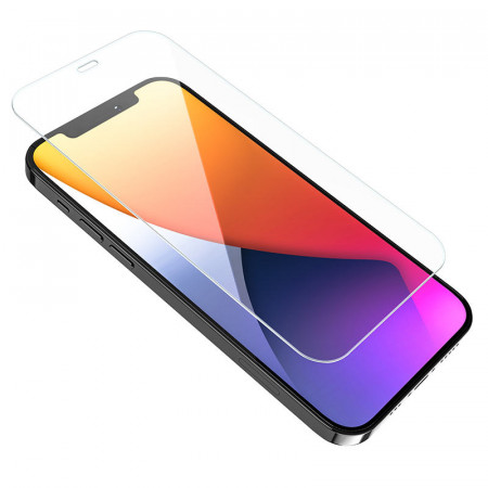 Folie de sticla Apple iPhone 12 PRO MAX, 5D TRANSPARENT - Img 2