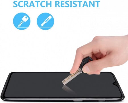 Folie de sticla Huawei Y7 2019, 9D FULL GLUE Negru - Img 3
