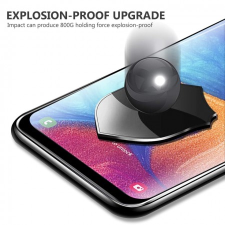 Folie de sticla Samsung Galaxy A20e, 5D FULL GLUE Negru - Img 5