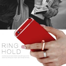 Husa Apple iPhone 6/6S , Elegance Luxury 3in1 Ring Red - Img 3