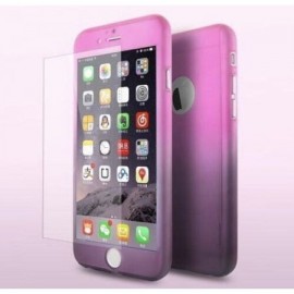 Husa Apple iPhone 6/6S, FullBody Elegance Luxury Degrade, acoperire completa 360 grade cu folie de sticla gratis - Img 4