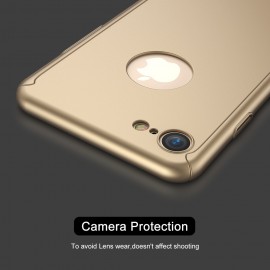 Husa Apple iPhone 6/6S, FullBody Elegance Luxury Gold, acoperire completa 360 grade cu folie de sticla gratis - Img 3