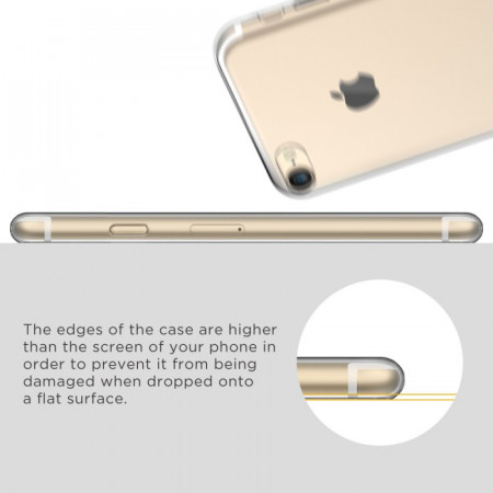 Husa Apple iPhone 6 Plus/6S Plus, TPU slim transparent - Img 2