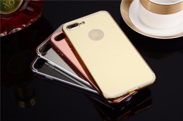 Husa Apple iPhone 7 Plus, Elegance Luxury tip oglinda Rose-Gold - Img 3