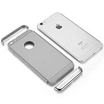 Husa Apple iPhone 8 Plus, Elegance Luxury 3in1 Argintiu - Img 2