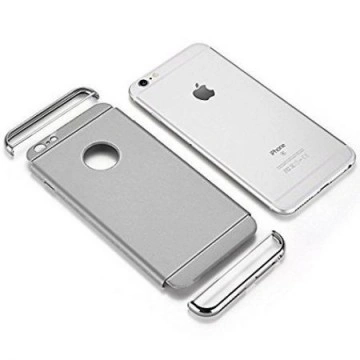 Husa Apple iPhone 8 Plus, Elegance Luxury 3in1 Argintiu - Img 2