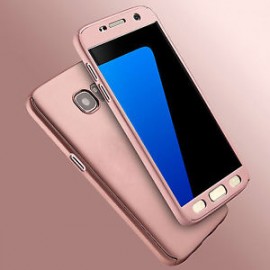 Husa Samsung Galaxy A5 2017, FullBody Elegance Luxury Rose-Gold, acoperire completa 360 grade cu folie de sticla gratis - Img 2
