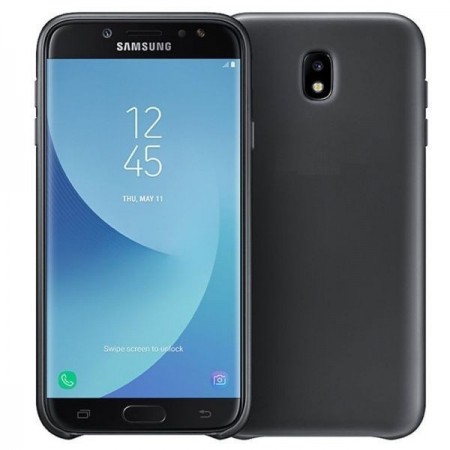Husa Samsung Galaxy J7 2017, silicon slim antisoc Negru - Img 2