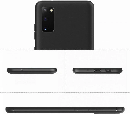 Husa Samsung Galaxy S20, slim antisoc Negru