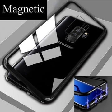 Husa Samsung Galaxy S8 PLUS , Magnetica Negru, Perfect FIt cu spate de sticla securizata premium - Img 5