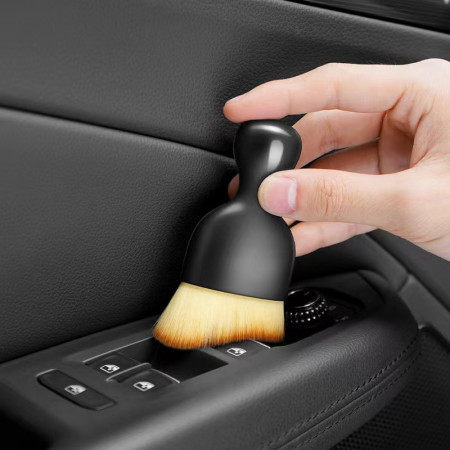 Pensula Profesionala cu peri moi ideala pentru Detailing interior auto