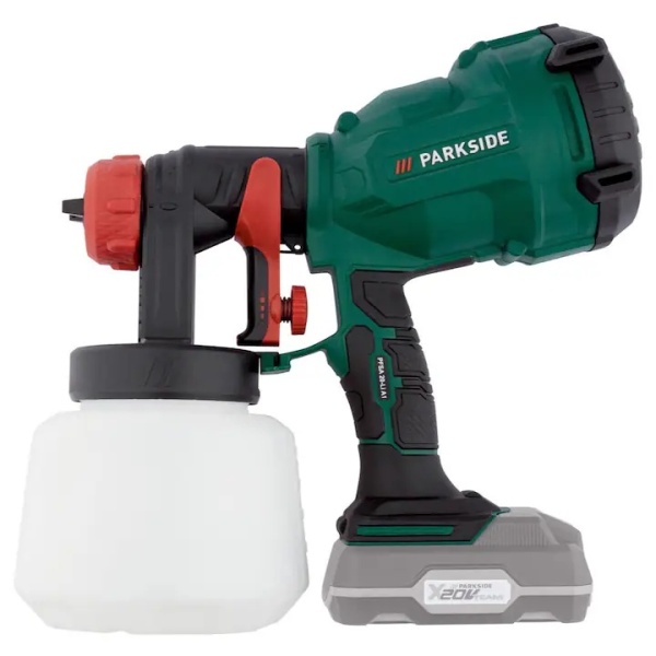 Pistol de vopsit 700ml/min, 20V, Li-Ion, Parkside, nu include acumulator si incarcator - Img 4