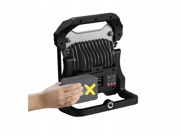 Reflector LED Parkside Performance 10000 lm, Proiector LED cu alimentare prin cablu si acumulator 20V - Img 3