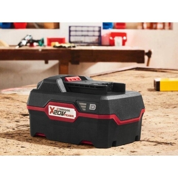 Set acumulator 4Ah 20V Parkside + incarcator 4,5A 120W - Img 3