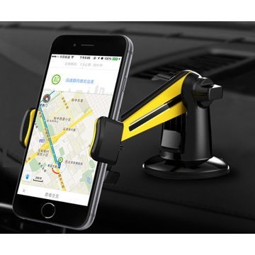 Suport auto cu brat robotic extensibil , prindere cu ventuza , Negru - Img 4