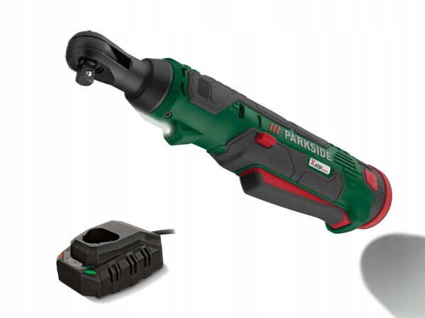 Cheie cu clichet fara fir de 12V cu acumulator si incarcator Parkside