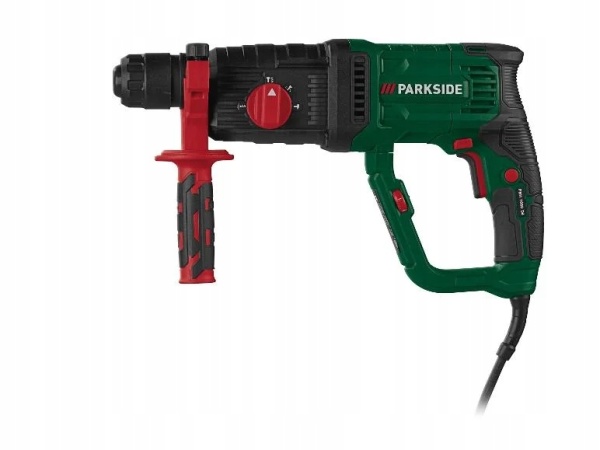 Ciocan rotopercutor cu fir Parkside PBH 1050 D4 Putere de 1050W, Mandrina rapida, Forta de percutie de 3J, nr. percutii 5300 min, turatie de 980 rpm, Verde - Img 6