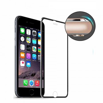 Folie de sticla Apple iPhone 5/5S/SE, Elegance Luxury cu rama metalica Black - Img 4
