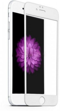 Folie de sticla Apple iPhone 7, Elegance Luxury margini colorate White - Img 2
