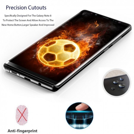 Folie de sticla Samsung Galaxy Note 8, Privacy Glass, folie securizata duritate 9H - Img 3