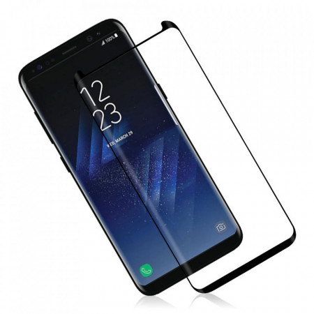 Folie de sticla Samsung Galaxy S8 Plus, Black case frendly Elegance Luxury - Img 2