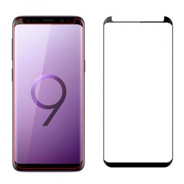 Folie de sticla Samsung Galaxy S9, Negru Case Friendly - Img 2